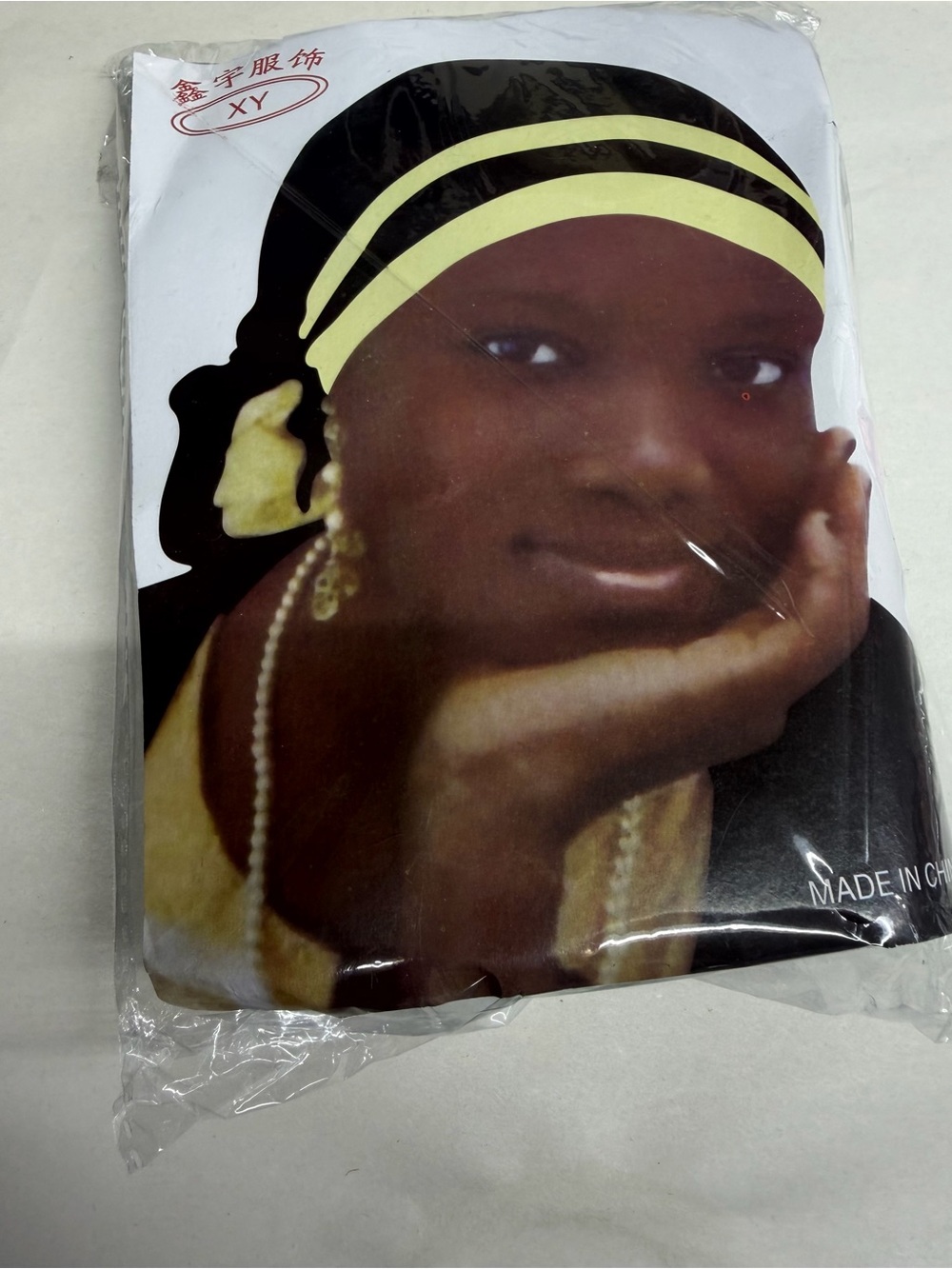 Black hair bonnet